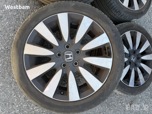 джанти с куми Pirelli powergy 225/45/17 , снимка 2 - Гуми и джанти - 56068410