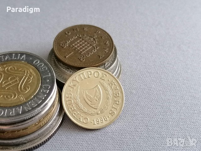 Mонета - Кипър - 2 цента | 1996г., снимка 2 - Нумизматика и бонистика - 39475247
