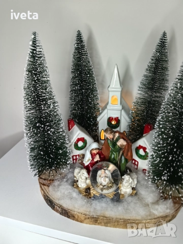 Коледна сцена на Рождество Христово, снимка 5 - Декорация за дома - 52674855