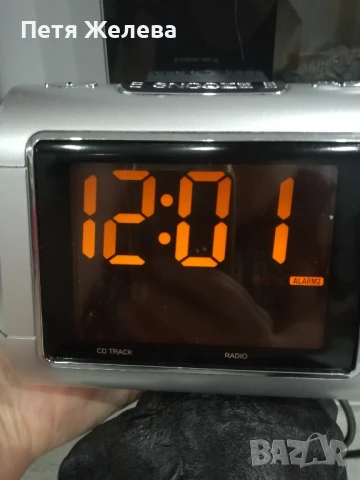 CD Player,радио,часовник,аларма -SNOOZE, снимка 2 - Аудиосистеми - 50725086