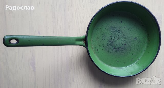   Продавам тиган емайлиран зелен