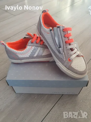 Детски обувки от естествена кожа Clarks