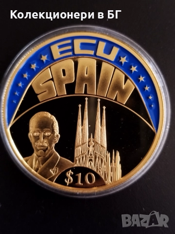 ГОЛЯМА ‼ПОЗЛАТЕНА‼ ВЪЗПОМЕНАТЕЛНА МОНЕТА - ЛИБЕРИЯ  , снимка 2 - Нумизматика и бонистика - 52663739