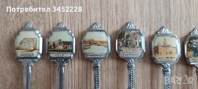 лъжички серия 10 броя за колекционери , снимка 3 - Антикварни и старинни предмети - 53193338