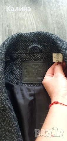 Вълнено палто Levi's размер S, снимка 2 - Палта, манта - 56327434