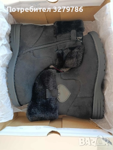 Детски зимни ботуши за момиче 28 номер , снимка 4 - Детски маратонки - 52227143