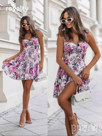 Флорална лятна рокля