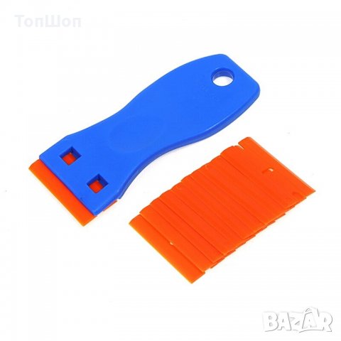 Нож / Стъргалка за стикери , винетки , лепенки + 10 Ножчета, снимка 4 - Аксесоари и консумативи - 35665184