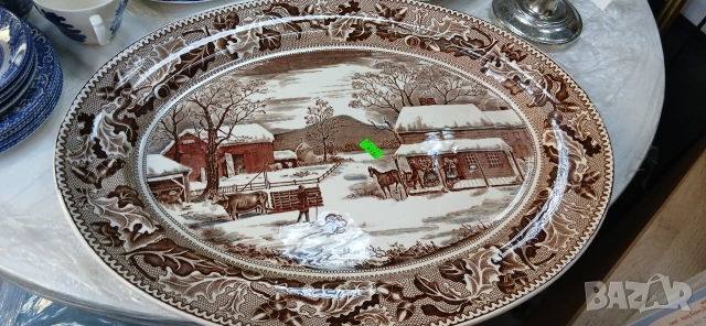 Порцеланови плата 60/42см за агне,пуйка,прасенце