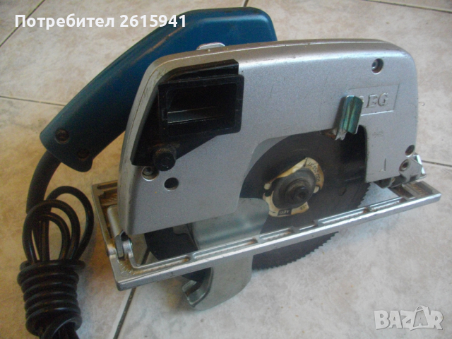 AEG HK52-Немски Ръчен Малък Циркуляр-Професионален-800 Вата-АЕГЕ-3,8 Ампера-5500 об/мин, снимка 4 - Други инструменти - 36204903