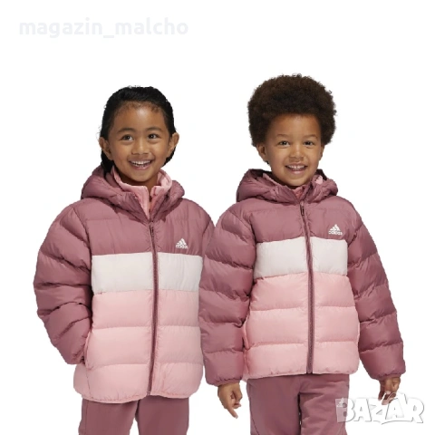 Детско Зимно Яке - ADIDAS Fill Water and Wind Resistant Puffer Jacket; размери: 5-6 и 6-7 години, снимка 3 - Детски якета и елеци - 53447954