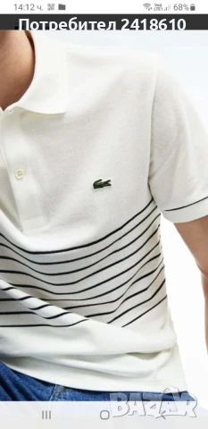 Lacoste Pique Cotton Mens Size 6 - XL  НОВО! ОРИГИНАЛ! Мъжка Тениска!, снимка 3 - Тениски - 51041235