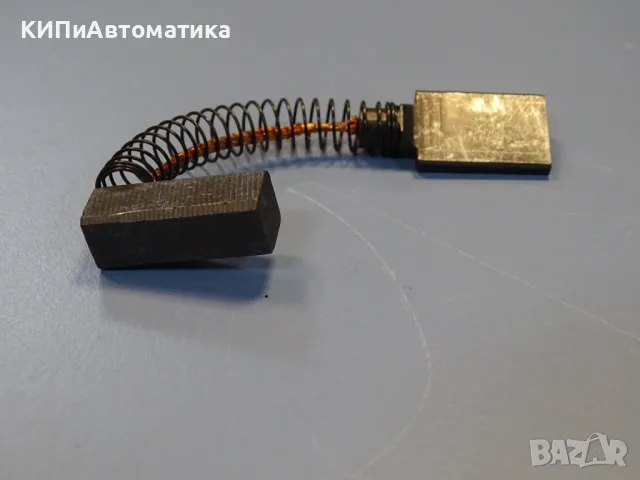 четка въглено-графитна 10х10х28 mm / 16х23х9 mm с пружина