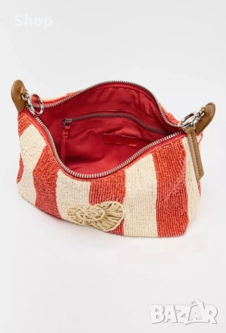 Чанта с мъниста на Zara , снимка 2 - Чанти - 53839254