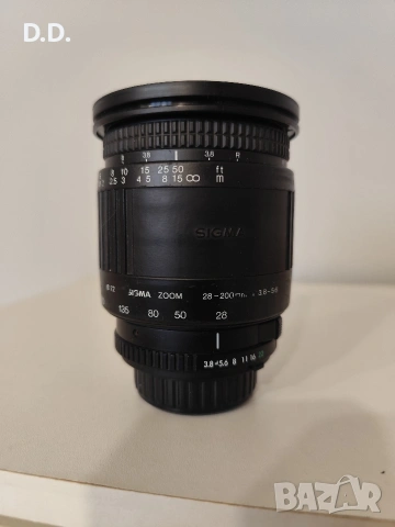 Обектив Sigma 28-200mm F3.8 (Minolta MD mount)