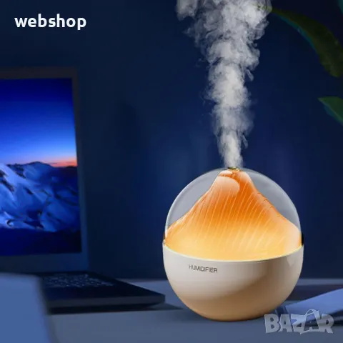 Овлажнител на въздух , Арома дифузер с ефектен дизайн, 400ml