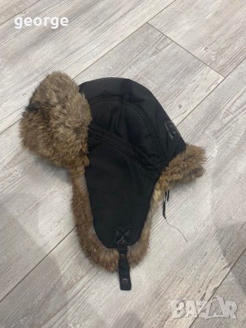 Шапка тип ушанка - истински косъм 