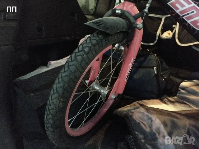 Детско колело 16" BMX, Enduro Armor, черно/червено