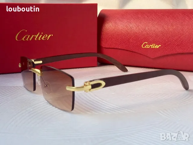 Cartier 2024 мъжки слънчеви очила, снимка 13 - Слънчеви и диоптрични очила - 48009402