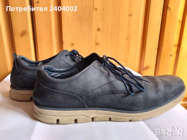 Мъжки кожени обувки Timberland №45, снимка 2 - Ежедневни обувки - 48833253