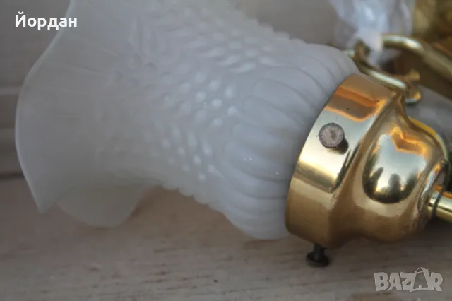 Немски месингови лампи за стена, снимка 14 - Антикварни и старинни предмети - 47895154