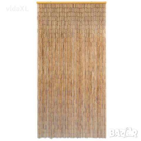 vidaXL Завеса за врата против насекоми, бамбук, 100x200 cм（SKU: 43722）, снимка 2 - Дограми - 56089917
