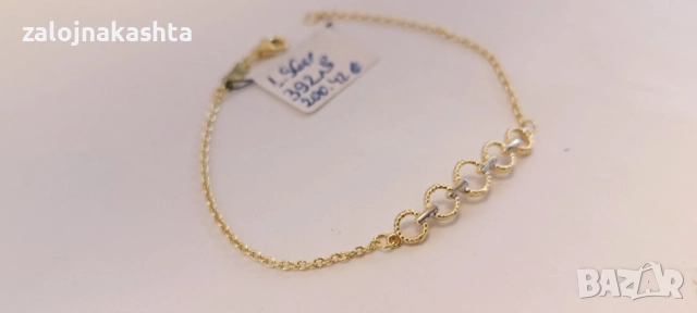 Нова-Златна гривна-1,96гр/14кр, снимка 5 - Гривни - 52732892