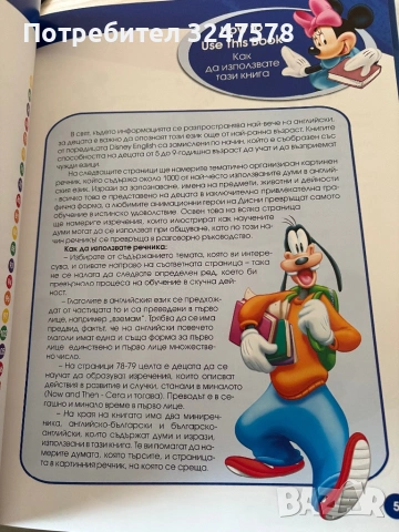 DISNEY картинен речник, снимка 3 - Учебници, учебни тетрадки - 53131650