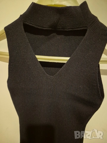 фръци черна рокля Радис, снимка 2 - Рокли - 53261005