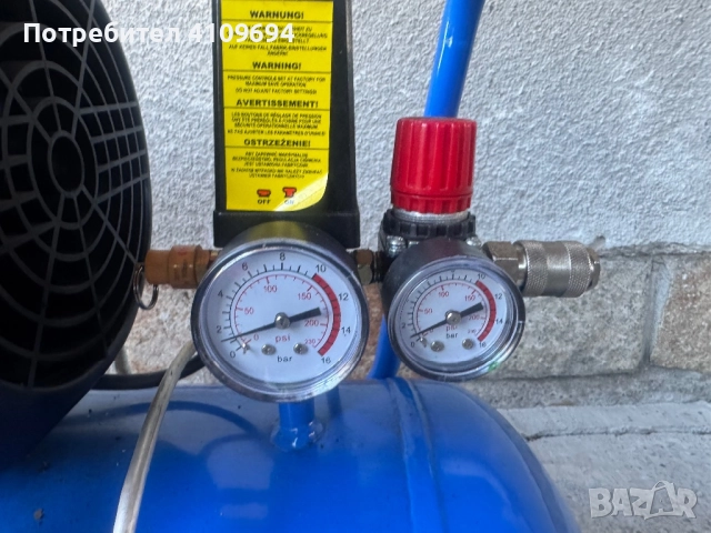 Компресор Okay 50 литра, снимка 4 - Компресори - 52435517