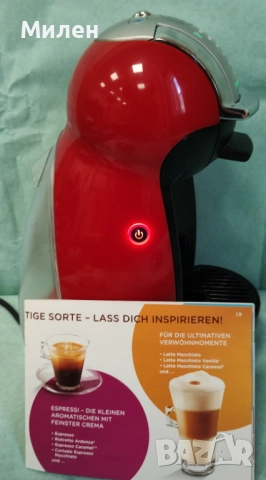 Кафемашина с гаранция 1 година NESCAFÉ® Dolce Gusto Krups Genio.Red, снимка 4 - Кафемашини - 52464047