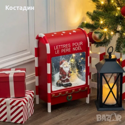 LED пощенска кутия за писма до Дядо Коледа