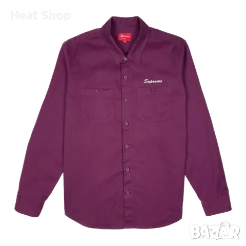 Риза Supreme Pledge Allegiance Dark Violet L/S Shirt