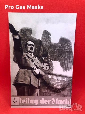 Снимка Адолф Хитлер в Нюрнберг 1934 само за 10 лв, снимка 1 - Оборудване и аксесоари за оръжия - 39273264
