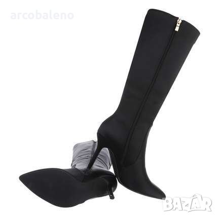 Дамски ботуши на висок ток, 2цвята , снимка 3 - Дамски ботуши - 39342773