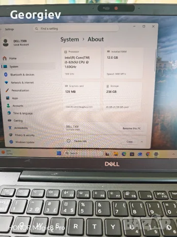 Бизнес лаптоп DELL Latitude 7300, снимка 6 - Лаптопи за работа - 56081552
