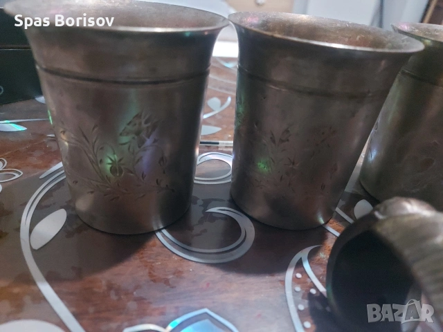 стари чаши сребърни , снимка 7 - Антикварни и старинни предмети - 53803173