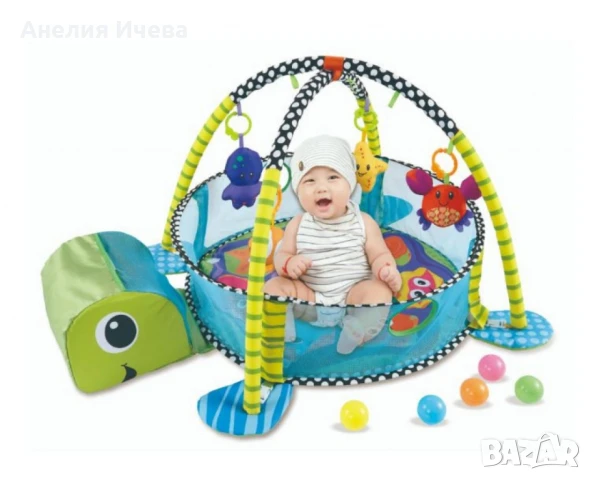 Център за игра с матрак за активност и кошара за бебе, снимка 4 - Други - 50989202