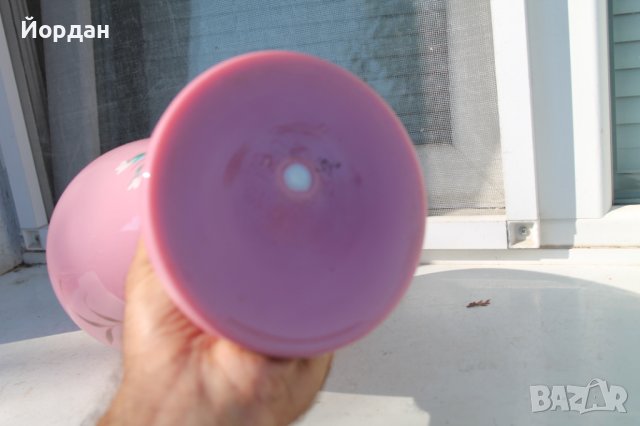 Стара ваза стъкло Бохемия , снимка 12 - Антикварни и старинни предмети - 41726860