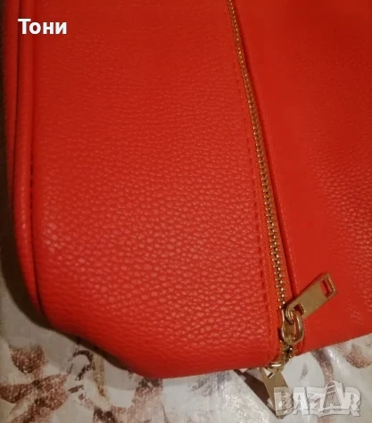 Нова Кожена Красива Дамска Чанта , снимка 4 - Чанти - 50691006