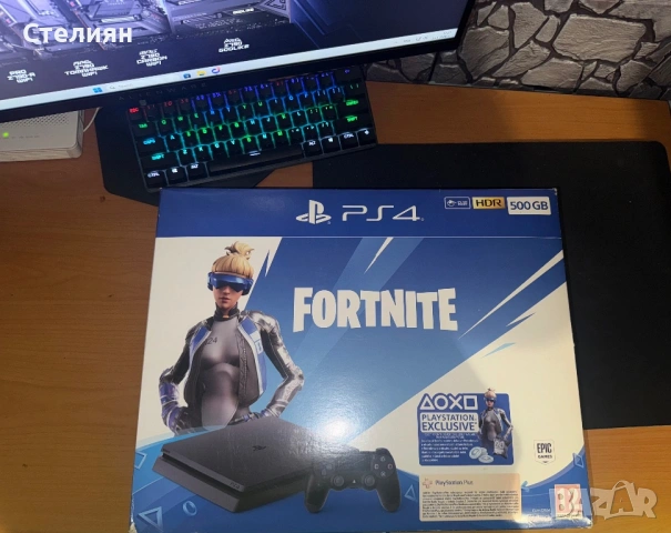 Здравейте, продавам PlayStation 4 slim 500 gb, снимка 2 - PlayStation конзоли - 53179625