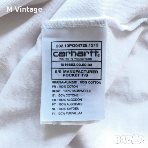 Тениски Vintage Carhartt WIP - Размери M L XL , снимка 11 - Тениски - 44606329