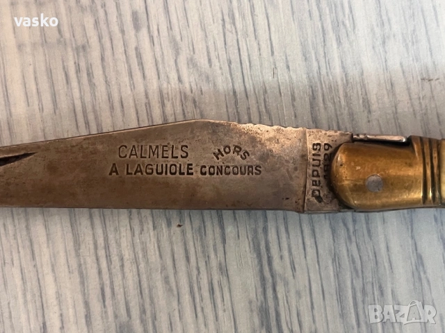 LAGUIOLE-стар,оригинален, снимка 2 - Ножове - 53218894