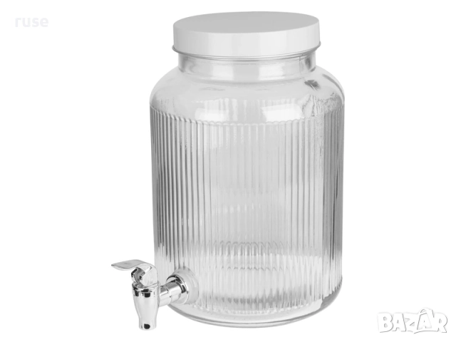 НОВИ! Диспенсър за напитки 4.9л буркан с канелка , снимка 4 - Други - 51850622