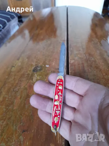 Стар джобен нож,ножче,ножка #113, снимка 4 - Колекции - 50422761