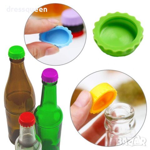 2950 Капачки за запазване на газирани напитки, за многократна употреба, снимка 4 - Други стоки за дома - 44240652