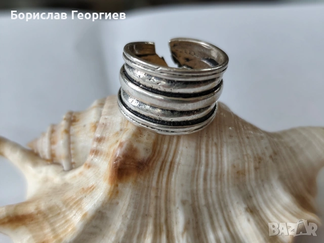 Сребърен пръстен с проба 925