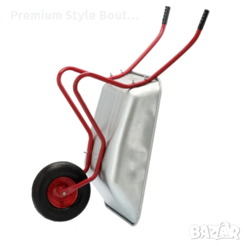 Градинска количка с товаропоносимост 100 кг - голям капацитет и стабилна основа, снимка 14 - Градински инструменти - 53835623