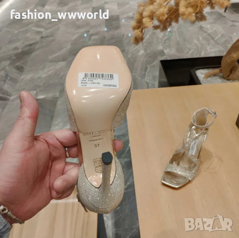 Дамски сандали и чехли JIMMY CHOO - реплика, снимка 9 - Дамски обувки на ток - 36276648