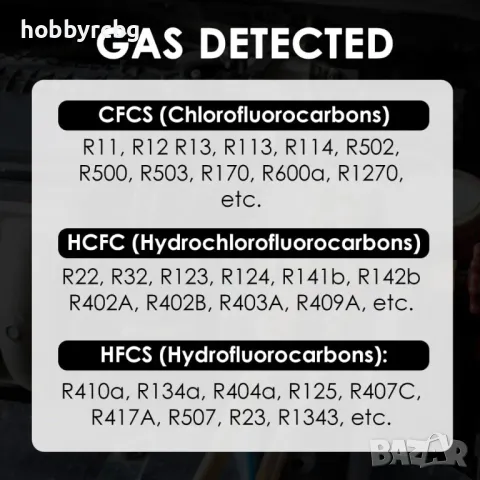 LKD-431 Газ детектор за Фреон, Халон, Хлор, Флуор, Етилен оксид, Етанол, снимка 5 - Друга електроника - 49196567